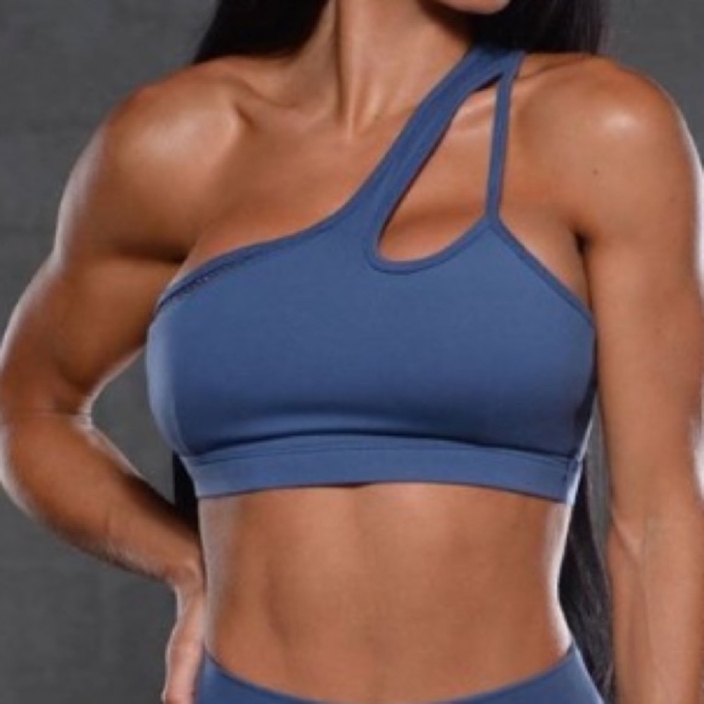 Bombshell sportswear asymmetrical bra